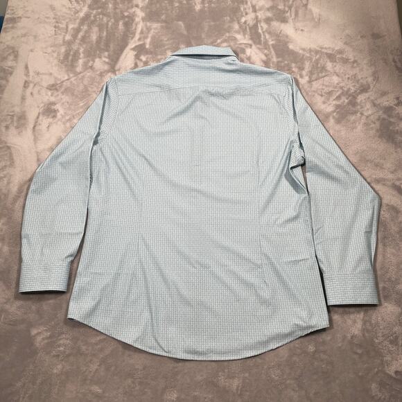 Mizzen Main Leeward Shirt XL Blue Button Down Stretch Performance Office Casual - Picture 3 of 9